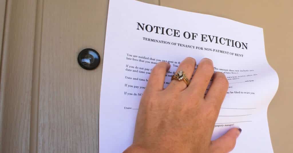 Notice of eviction