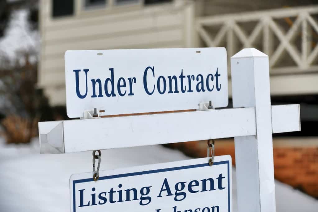 Riverside homes for sale - under contract sign